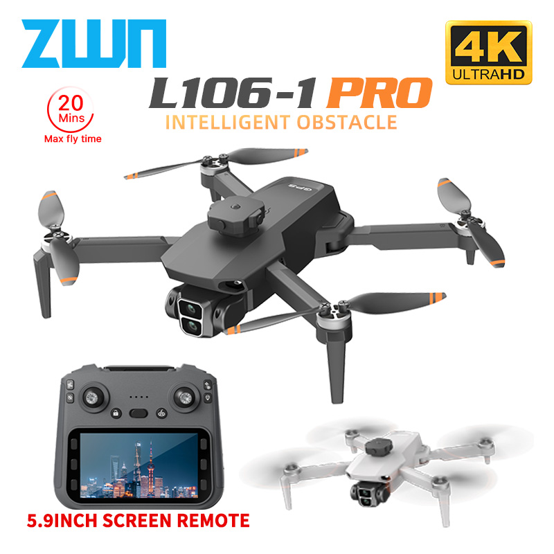 Drone Surveying - L106-1PRO GPS Professional Drone With 4K